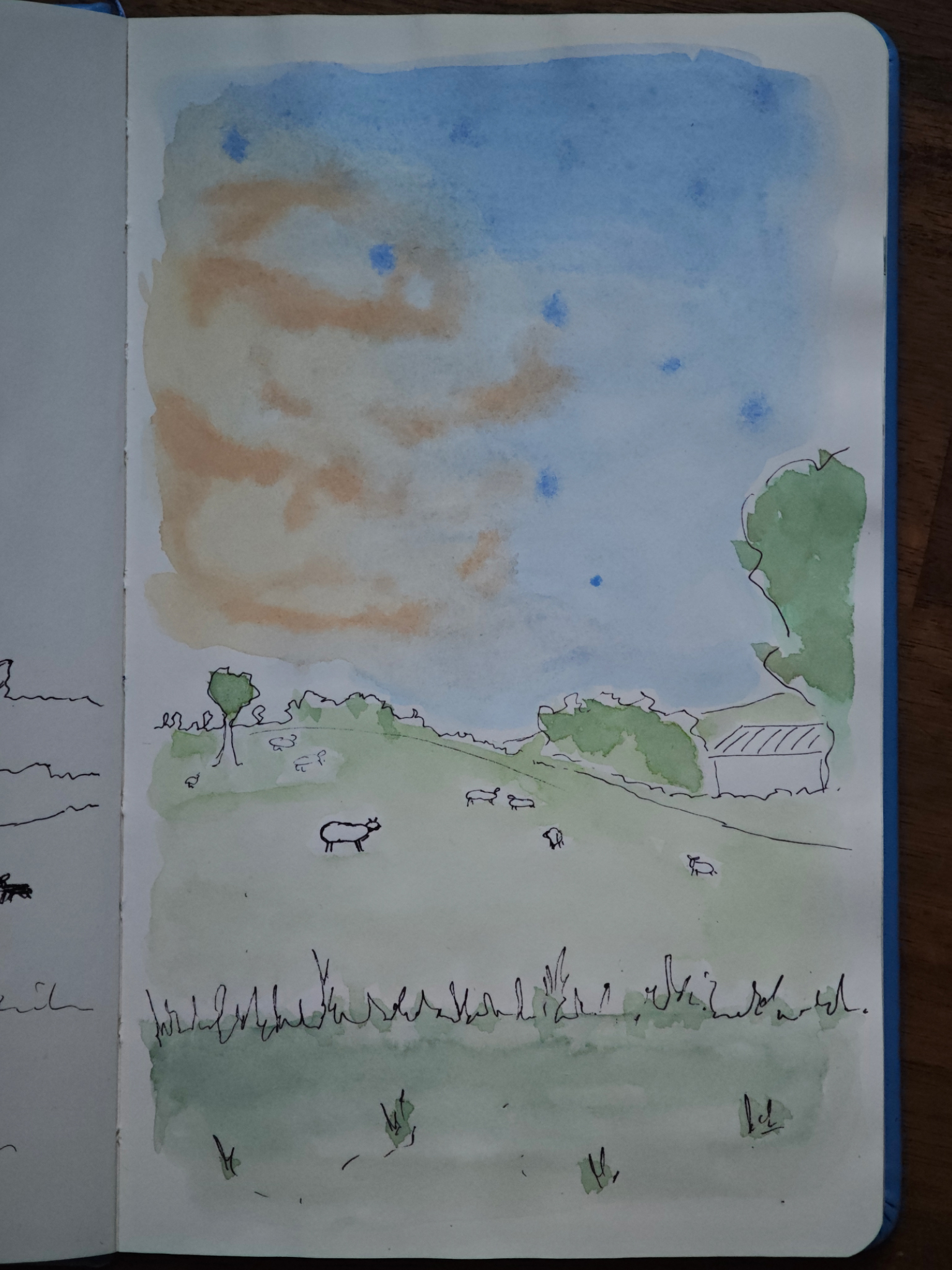 my first watercolor painting