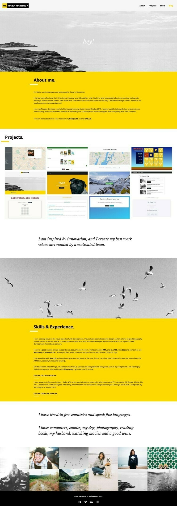 My frontend developer site