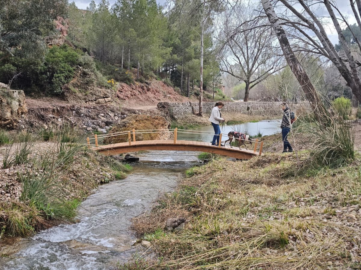 Ruta del Agua, Chelva, crossing a bridge