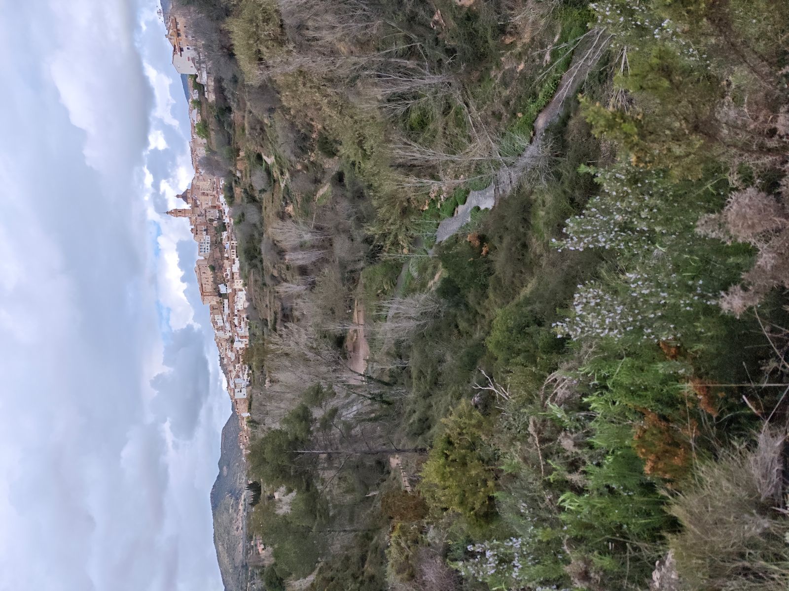 Ruta del Agua, view to the city Chelva